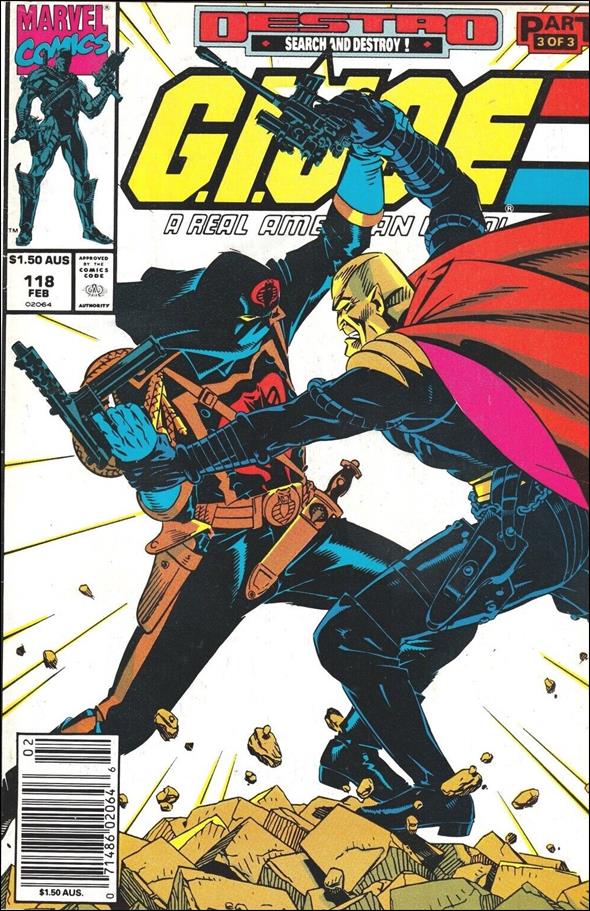 G.I. Joe: A Real American Hero issue 118-C Australian Price Cover