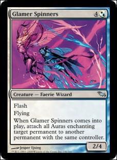 Magic the Gathering: Shadowmoor (Base Set) card 141 Glamer Spinners