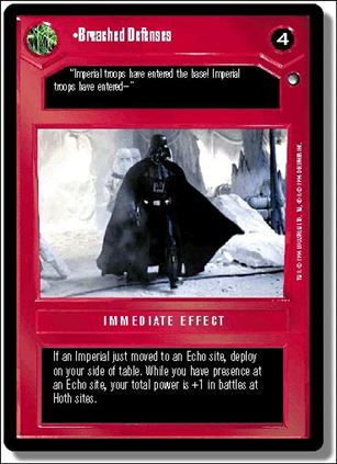 Star Wars: Hoth Limited (Base Set) card 24 Breached Defenses
