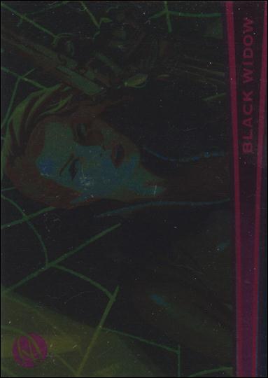 Marvel Dangerous Divas (Parallel Foil Base Set) card 15 Black Widow
