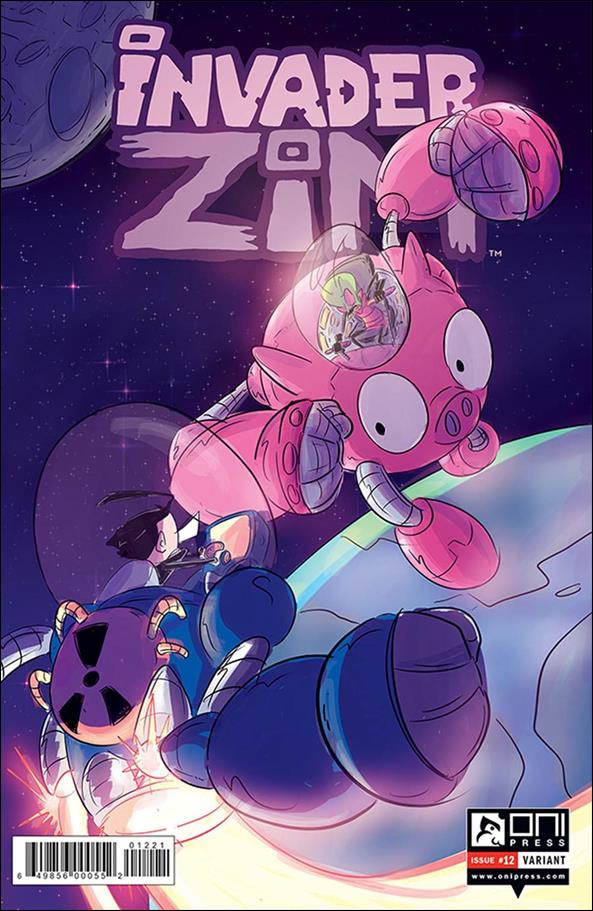 Invader Zim issue 12-B Rashad Doucet Cover