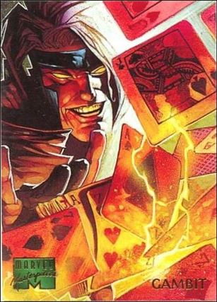 1995 Marvel Masterpieces (Base Set) card 34 Gambit