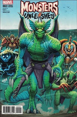 Monsters Unleashed (2017/06) issue 2-B David Nakayama Cover