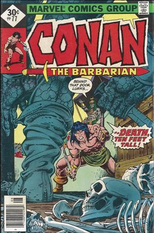 Conan the Barbarian (1970) issue 77-D Whitman Cover