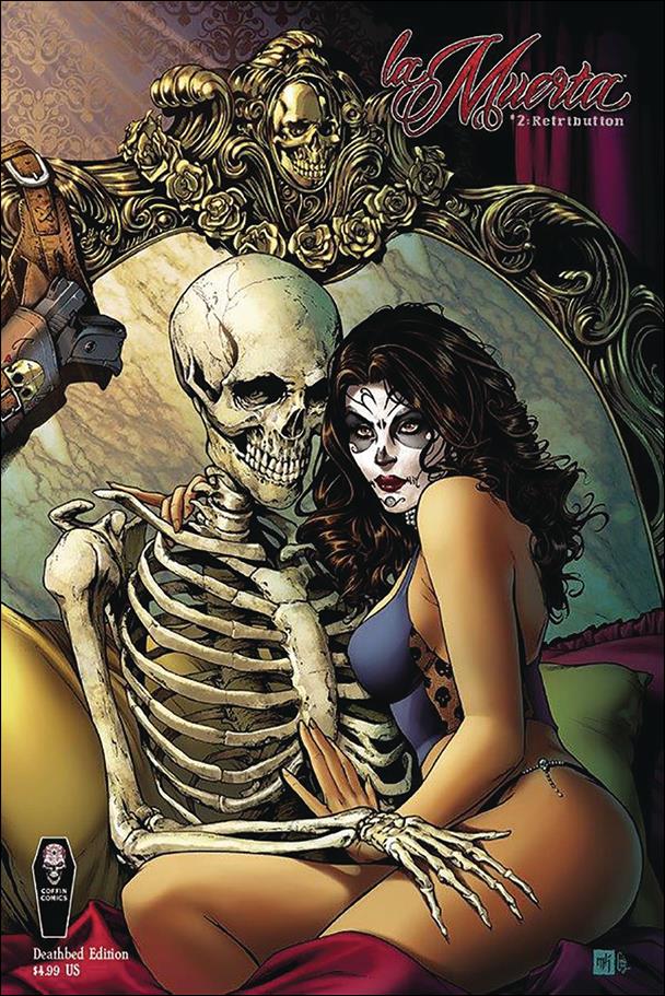La Muerta: Retribution (2018/09) issue 2-B Mike Krome Death Bed Cover