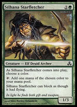 Magic the Gathering: Guildpact (Base Set) card 95 Silhana Starfletcher