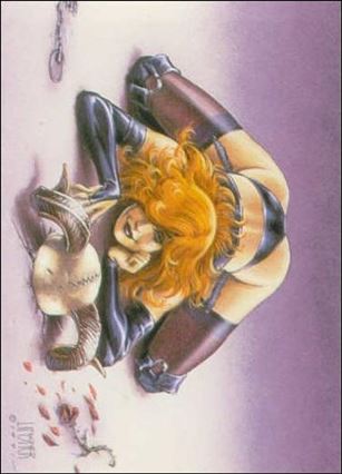 Joseph Michael Linsner: Dawn & Beyond (Base Set) card 36 Nyah, Nyah, Nyah