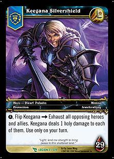 World of Warcraft: March of the Legion (Base Set) card 7 Keegana Silvershield