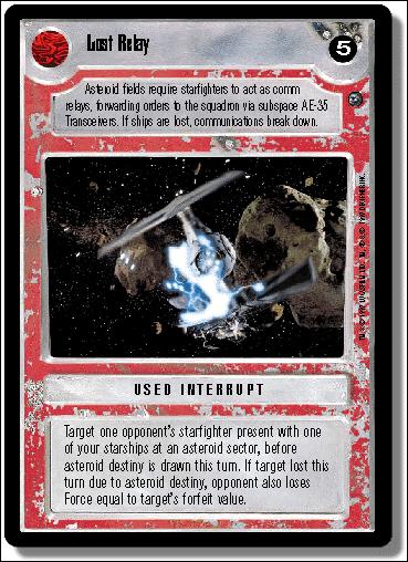 Star Wars: Dagobah Limited (Base Set) card 151 Lost Relay