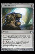 Magic the Gathering: Return to Ravnica (Base Set) card 228 Codex Shredder