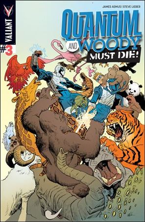 Quantum and Woody Must Die issue 3 Mike Hawthorne Cover