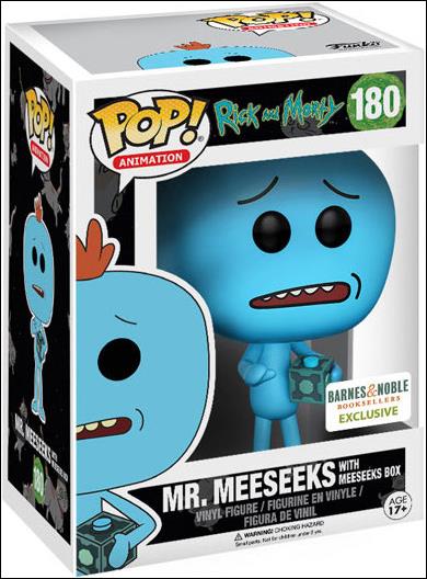 POP! Animation figure 180 Mr. Meeseeks with Meeseeks Box Barnes & Noble