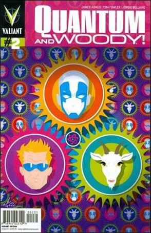 Quantum & Woody (2013) issue 2-C Rian Hughes 1:20 Cover