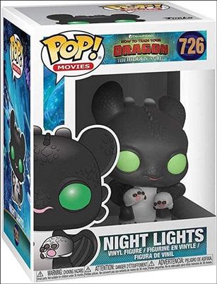 POP! Movies figure 726 Night Lights (Black w/ Green Eyes)