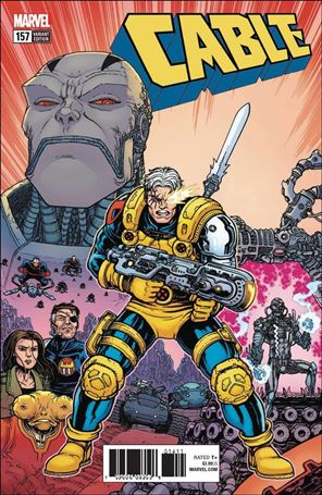 Cable (1993) issue 157-B Chris Burnham Cover