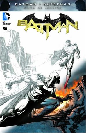 Batman (2011) issue 50-E Unbagged Jim Lee Fade Cover