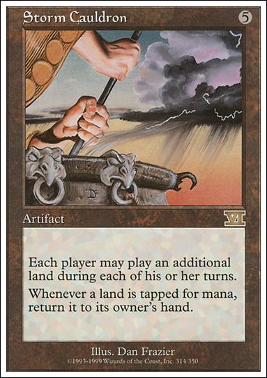 Magic the Gathering: 6th Edition (Base Set) card 314 Storm Cauldron