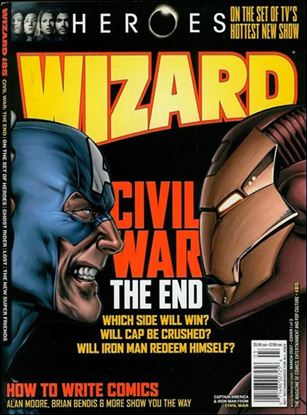 Wizard: The Magazine of Comics, Entertainment and Pop Culture issue 185 Phil Jimenez Civil War Cover