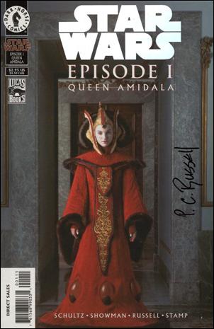 Star Wars: Episode I Queen Amidala issue nn-E DF Holofoil Photo Cover (Signed by Russell)
