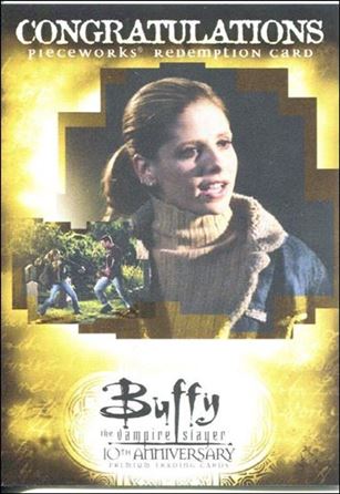 Buffy the Vampire Slayer: 10th Anniversary (Pieceworks Subset) card PR-1-B Redemption Card for PW3