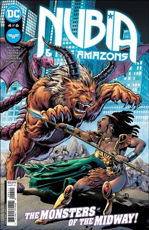 Nubia and the Amazons issue 4 Darryl Banks Cover