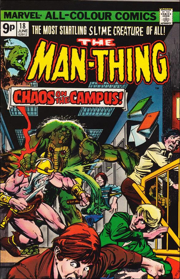 Man-Thing (1974) issue 18-B UK Price Cover