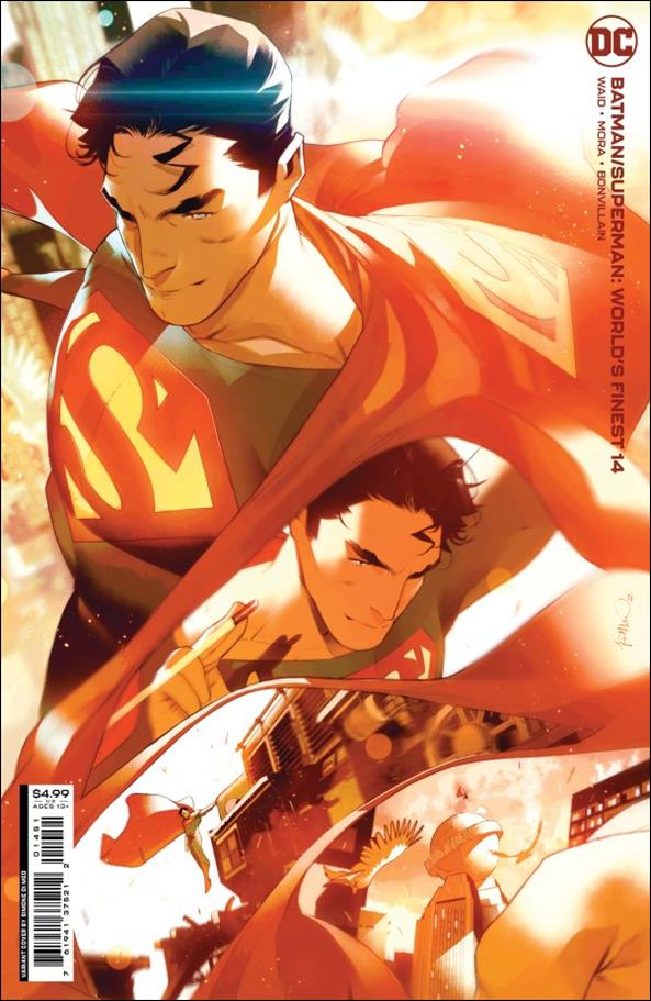 Batman/Superman: World's Finest issue 14-C Simone Di Meo Superman Cardstock Cover