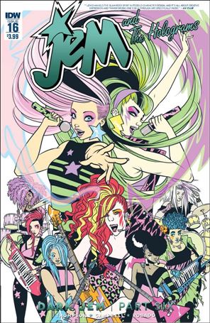 Jem and the Holograms issue 16 Sophie Campbell Cover