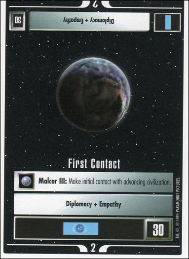 Star Trek: Premiere Unlimited (Base Set) card 161 First Contact