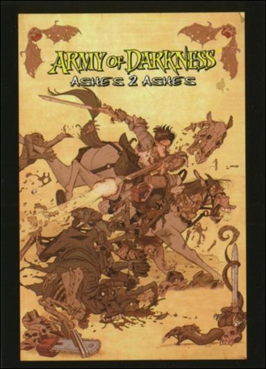 Army of Darkness (Base Set) card 60 AOD Ashes 2 Ashes #3 Cover by Artist Nick Bradshaw