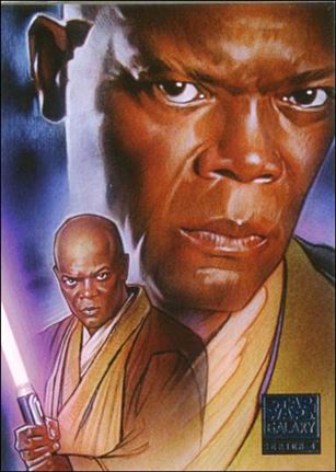 Star Wars Galaxy: Series 4 (Base Set) card 17 Mace Windu
