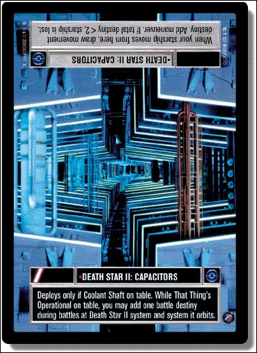 Star Wars: Death Star II Limited (Base Set) card 51 Death Star II: Capacitors