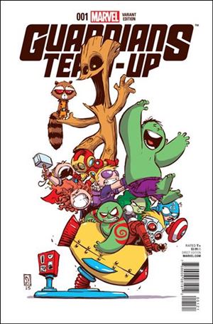 Guardians Team-Up issue 1-D Skottie Young Baby Cover