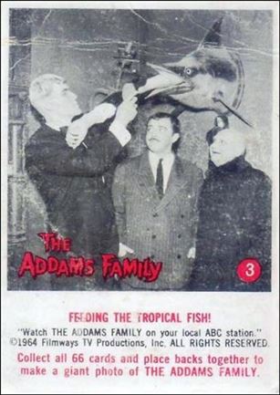 Addams Family (Base Set) card 3 Feeding the Tropical Fish!