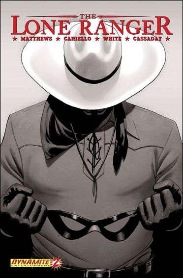 Lone Ranger (2006) issue 2-B Graytones Cover