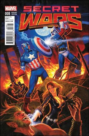 Secret Wars issue 8-D Greg Hildebrandt 1:25 Cover
