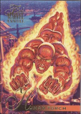 Marvel Annual Flair '95 (Base Set) card 79 Human Torch