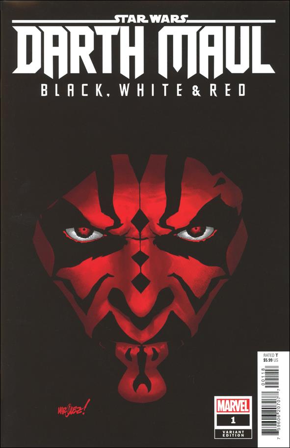 Star Wars: Darth Maul - Black, White & Red issue 1-E David Marquez 1:25 Cover