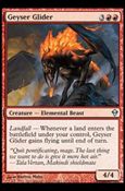 Magic The Gathering: Zendikar (Base Set) card 124 Geyser Glide