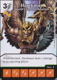 DC Comics Dice Masters Justice League  card 89 Hawkman - World's Fiercest Attacker