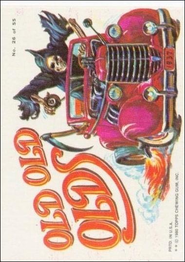 Weird Wheels (Base Set) card 26 Old Old Olds