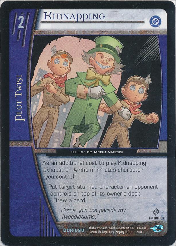 DC Origins: VS System (Base Set) card DOR-090 Kidnapping