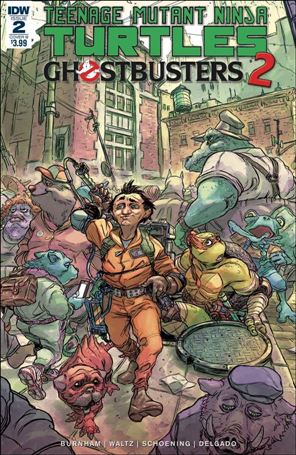 Teenage Mutant Ninja Turtles/Ghostbusters 2 issue 2-B Pablo Tunica Cover
