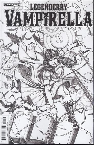 Legenderry Vampirella issue 2-B Sketch Cover 1:10