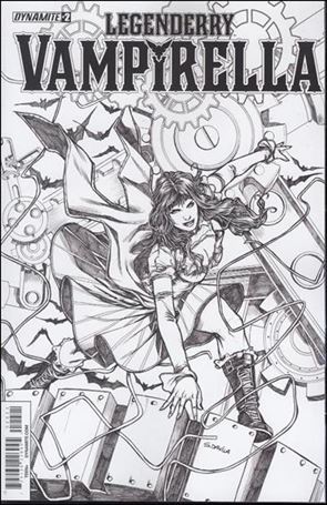 Legenderry Vampirella issue 2-B Sketch Cover 1:10