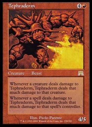 Magic the Gathering: Onslaught (Base Set) card 239 Tephraderm