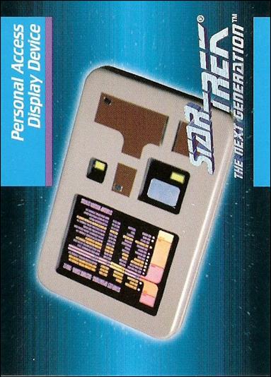 Star Trek: The Next Generation - Inaugural Edition (Base Set) card 72 Personal Access Display Device