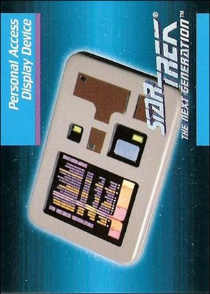 Star Trek: The Next Generation - Inaugural Edition (Base Set) card 72 Personal Access Display Device