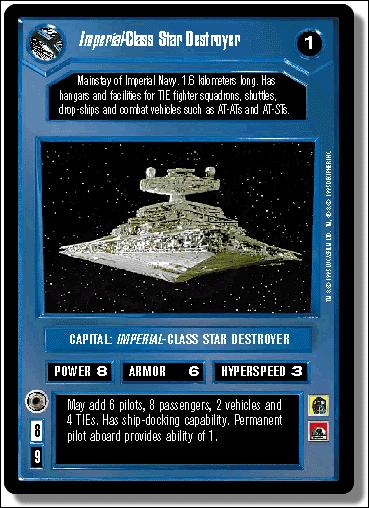 Star Wars: Premiere Limited (Base Set) card 138 Imperial-Class Star Destroyer