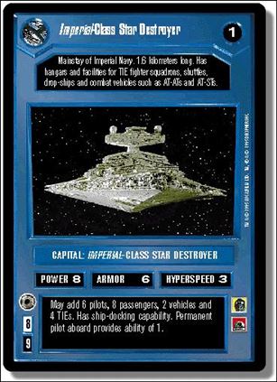 Star Wars: Premiere Limited (Base Set) card 138 Imperial-Class Star Destroyer